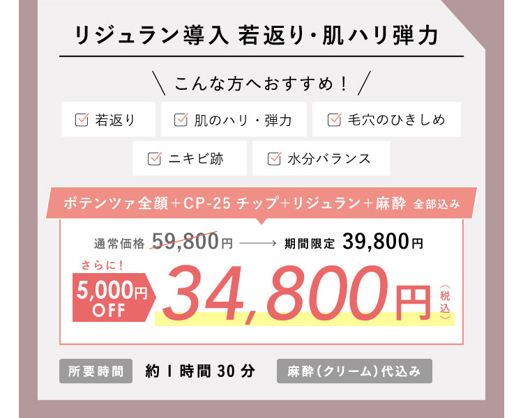 ポテンツァ CP-25 ドラッグデリバリー リジュラン導入 34,800円