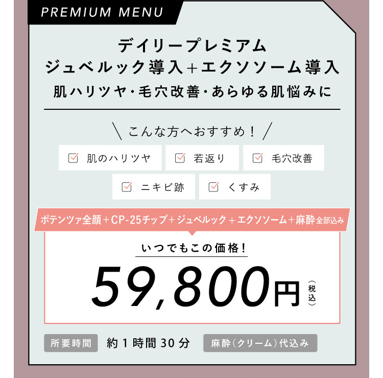 ポテンツァ CP-25 ドラッグデリバリー デイリープレミアム ジュベルック導入+エクソソーム導入 59,800円